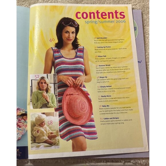 2 Family Circle Easy Knitting Magazine Spring/Summer 2006 Issue - Picture 4 of 12